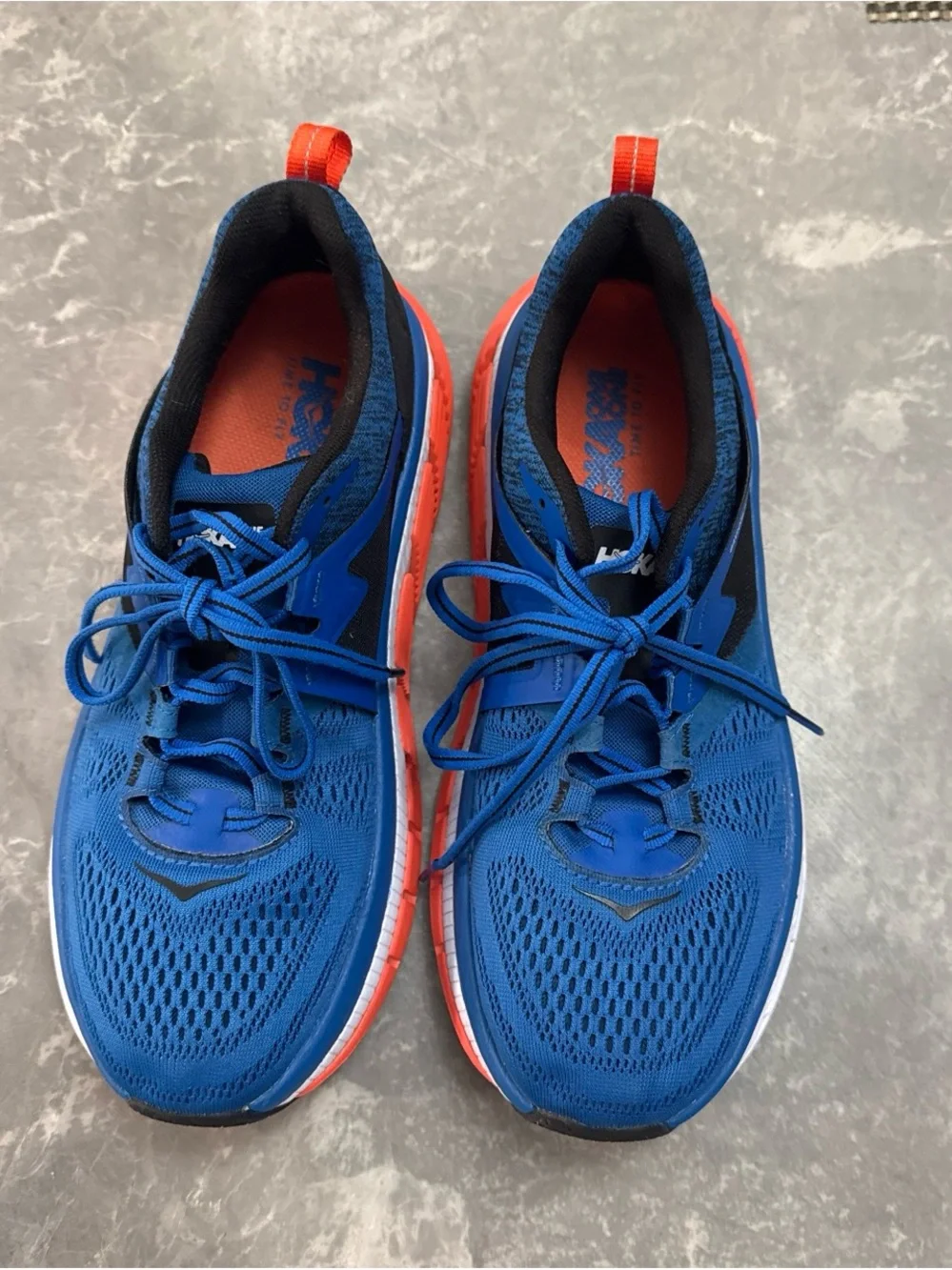 Hoka Gaviota 2 Men's Running Shoes - Blue/Black/Orange